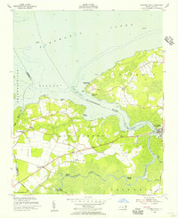 Columbia West 1953 topographic map thumbnail