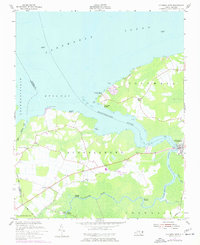 Columbia West 1953 topographic map thumbnail