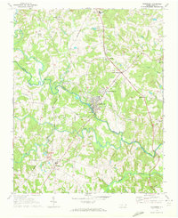 Cooleemee 1969 topographic map thumbnail