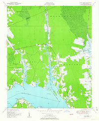 Core Creek 1951 topographic map thumbnail