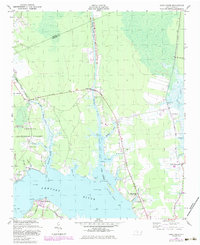 Core Creek 1949 topographic map thumbnail