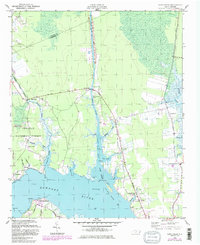 Core Creek 1949 topographic map thumbnail
