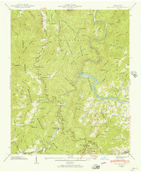 Cove Creek Gap 1941 topographic map thumbnail