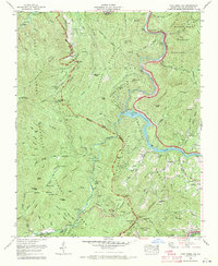 Cove Creek Gap 1967 topographic map thumbnail