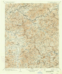Cowee 1907 topographic map thumbnail