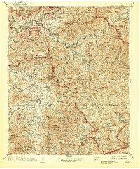 Cowee 1907 topographic map thumbnail