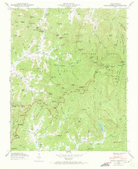 Craggy Pinnacle 1946 topographic map thumbnail