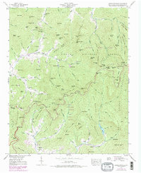 Craggy Pinnacle 1947 topographic map thumbnail
