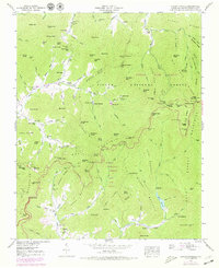 Craggy Pinnacle 1947 topographic map thumbnail