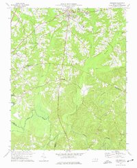Creedmoor 1974 topographic map thumbnail