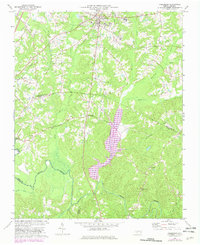 Creedmoor 1974 topographic map thumbnail