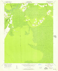Creswell SE 1954 topographic map preview