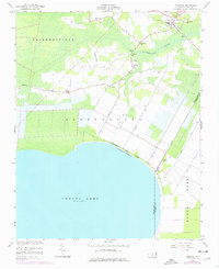 Creswell 1954 topographic map thumbnail