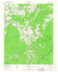 Cruso 1941 topographic map thumbnail