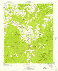 Cruso 1941 topographic map thumbnail
