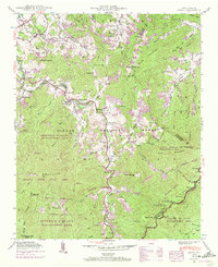 Cruso 1941 topographic map thumbnail