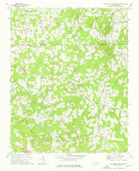 Crutchfield Crossroads 1974 topographic map thumbnail
