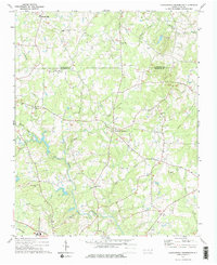 Crutchfield Crossroads 1974 topographic map thumbnail