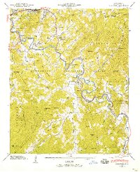 Cullowhee topographic map thumbnail