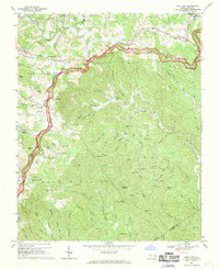 Deep Gap 1967 topographic map thumbnail