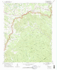 Deep Gap 1967 topographic map thumbnail
