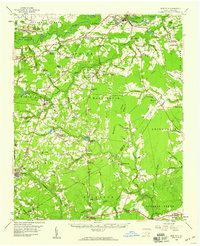 Deep Run 1958 topographic map thumbnail