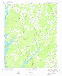 Denton NW 1949 topographic map thumbnail