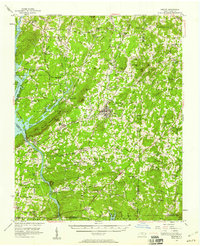 Denton 1957 topographic map thumbnail