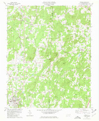 Denton 1980 topographic map thumbnail