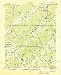 Doe Mountain topographic map thumbnail