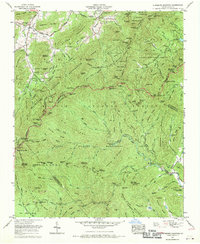 Dunsmore Mountain 1967 topographic map preview
