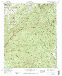 Dunsmore Mountain 1967 topographic map thumbnail
