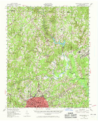 Durham North 1951 topographic map thumbnail