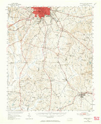 Durham South 1951 topographic map thumbnail