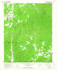 Dysartsville 1962 topographic map thumbnail