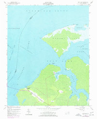 East Lake 1953 topographic map thumbnail