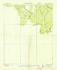 Eastatoe Gap 1935 topographic map thumbnail
