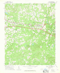 Efland 1968 topographic map thumbnail