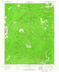 Grandfather Mountain 1960 topographic map thumbnail