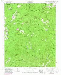 Grandfather Mountain 1960 topographic map thumbnail
