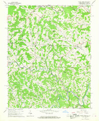 Grassy Creek 1966 topographic map thumbnail