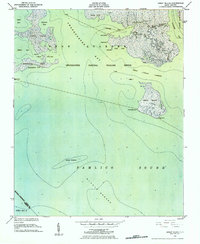 Great Island 1951 topographic map thumbnail