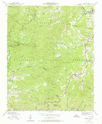 Greens Creek 1940 topographic map thumbnail