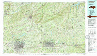 Greensboro 1984 topographic map thumbnail
