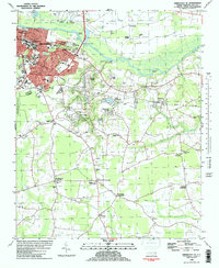Greenville SE 1982 topographic map thumbnail