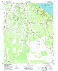 Hackney 1951 topographic map thumbnail