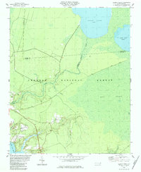 Hadnot Creek 1984 topographic map thumbnail