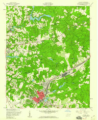 Hamlet 1957 topographic map thumbnail
