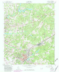 Hamlet 1957 topographic map thumbnail