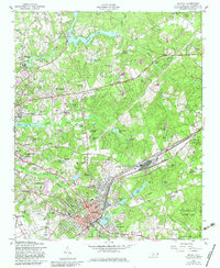 Hamlet 1957 topographic map thumbnail